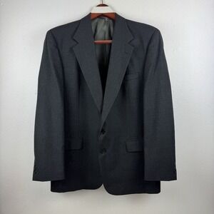 Botany 500‎ Five Hundred Couture Blazer Jacket Mens Made in USA Charcoal 42R